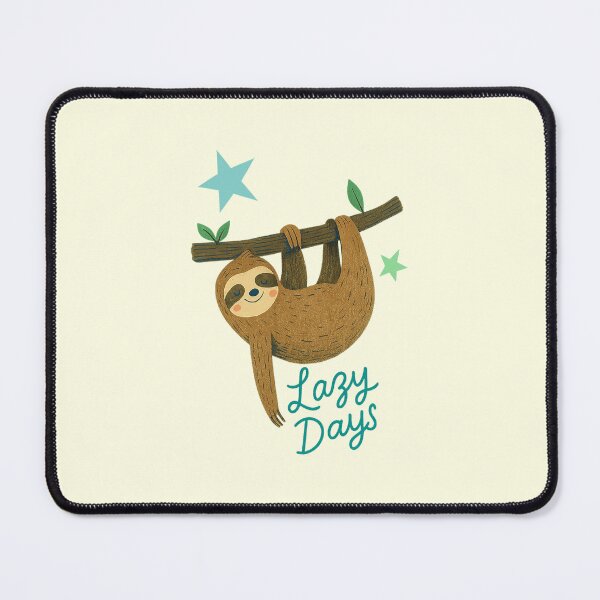 Item preview, Lazy Days - Cute Hanging Sloth designed and sold by gembui.