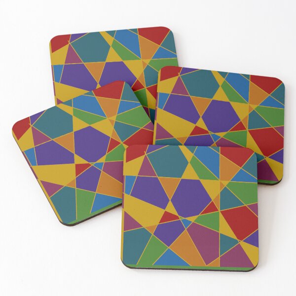 Item preview, Abstract Geometric Jeweltones Gold designed and sold by DianeBP.