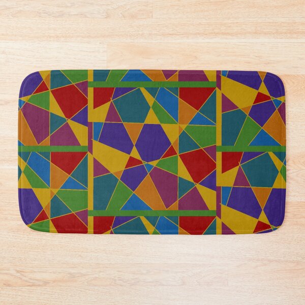 Item preview, Abstract Geometric Jeweltones Gold designed and sold by DianeBP.