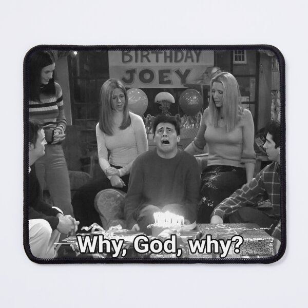 Item preview, Why God Why Friends Tv Show Thanksgiving designed and sold by DakirooStudio.