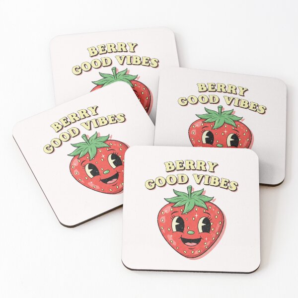 Item preview,  "Berry Good Vibes" Vintage Strawberry Tee designed and sold by Madhu009.