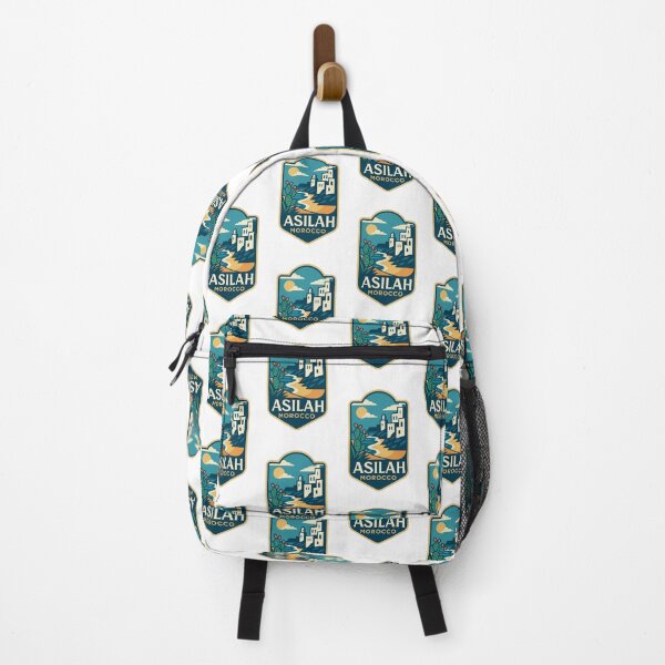 Item preview, Asilah Morocco Seaside Medina with Sunset and Cactus Coast designed and sold by Aryabek.