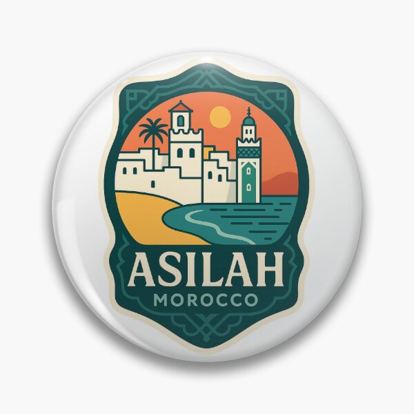 Item preview,  Asilah Morocco Historic Medina with Fortified Walls and Tower designed and sold by Aryabek.