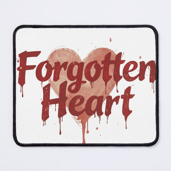Item preview, Forgotten Heart – Emotional Typography Sad Design designed and sold by  Cativerse .