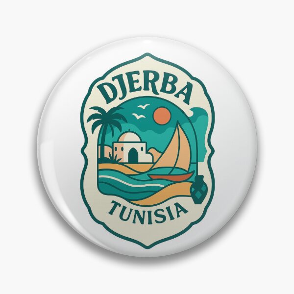Item preview,  Djerba Tunisia Traditional Dome and Sailing Coastline designed and sold by Aryabek.
