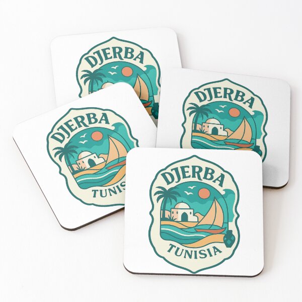 Item preview,  Djerba Tunisia Traditional Dome and Sailing Coastline designed and sold by Aryabek.