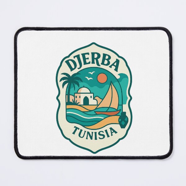 Item preview, Djerba Tunisia Traditional Dome and Sailing Coastline designed and sold by Aryabek.