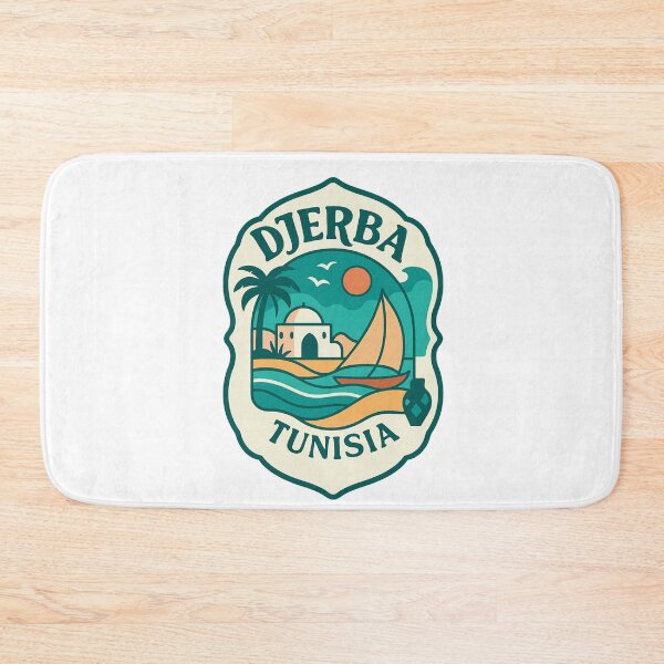 Item preview,  Djerba Tunisia Traditional Dome and Sailing Coastline designed and sold by Aryabek.