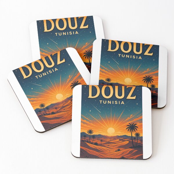 Item preview,  Douz Tunisia Sahara Desert Sunset with Palm Trees and Dunes designed and sold by Aryabek.