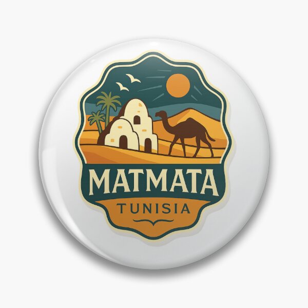 Item preview,  Matmata Tunisia Berber Village with Domed Homes and Desert Camel designed and sold by Aryabek.