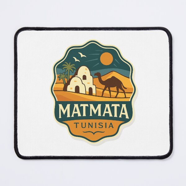 Item preview, Matmata Tunisia Berber Village with Domed Homes and Desert Camel designed and sold by Aryabek.