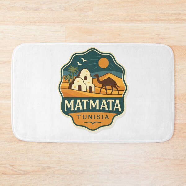 Item preview,  Matmata Tunisia Berber Village with Domed Homes and Desert Camel designed and sold by Aryabek.