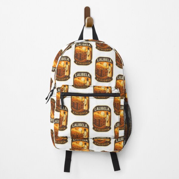 Item preview, Lalibela Ethiopia Rock-Hewn Church with Highland Landscape and Priest designed and sold by Aryabek.