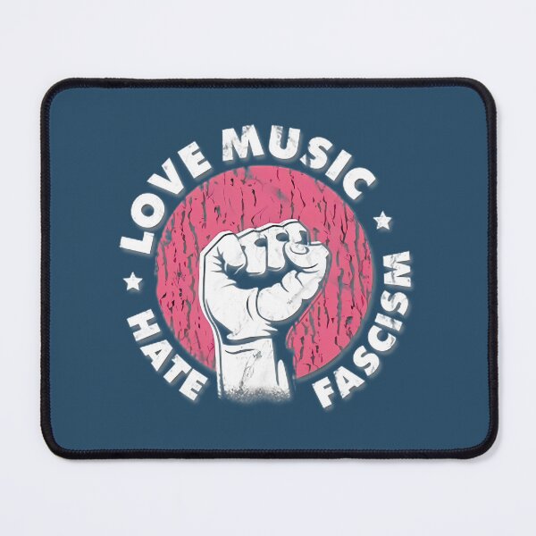 Item preview, Love Music Hate Fascism Fist Raised | Limited Edition designed and sold by RossHillUS.