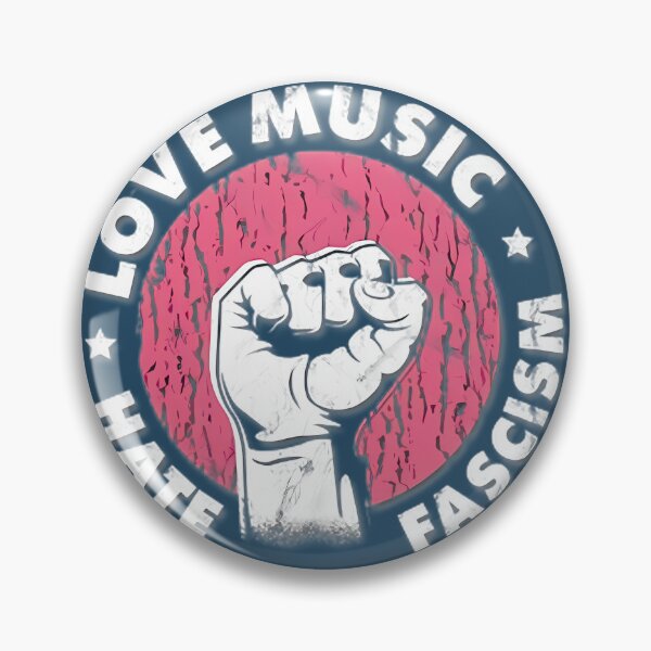 Item preview, Love Music Hate Fascism Fist Raised | Limited Edition designed and sold by RossHillUS.
