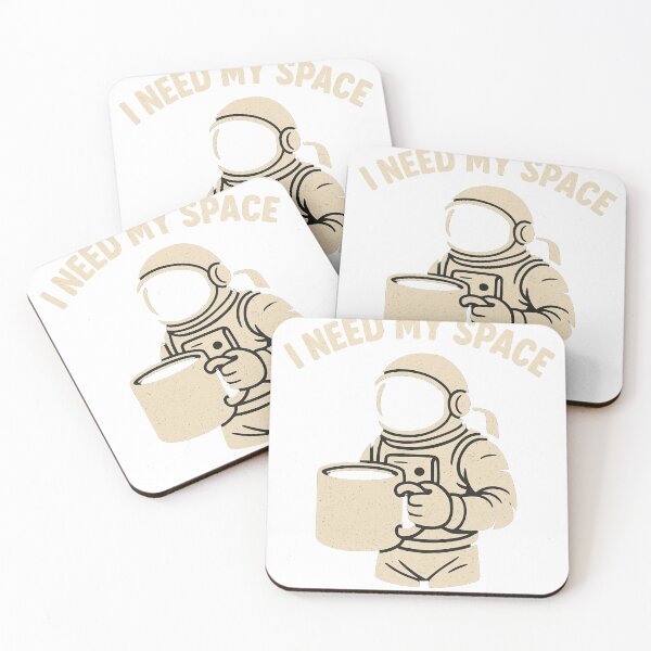 Item preview, I Need My Space Astronaut Coffee Design | Funny Space Lover Retro T-Shirt designed and sold by ✨ Daily Vibe Studio ✨.