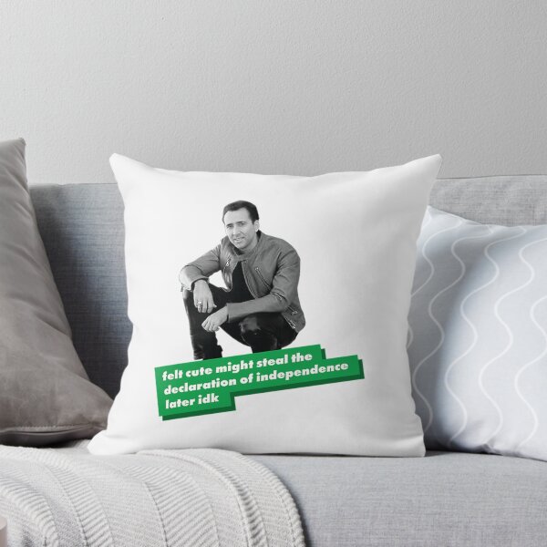 Item preview, Nicolas Cage Felt Cute Might Steal The Declaration Of Independence Later Idk designed and sold by VidElement.