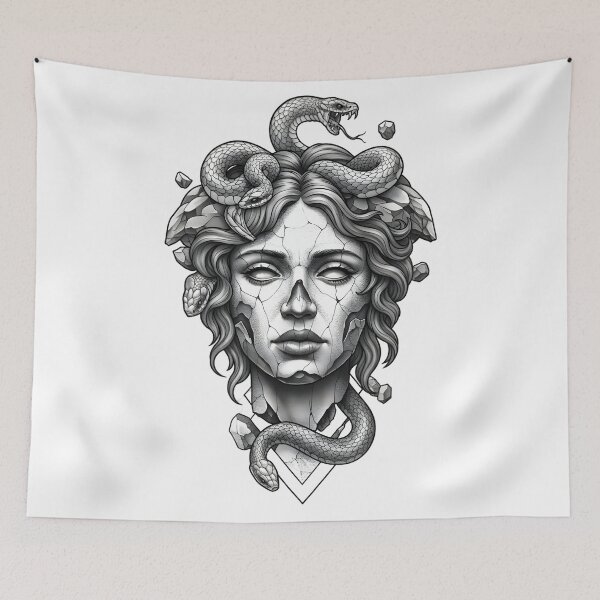 Item preview, Venomous Serpent Head Illustration designed and sold by fwVemJ86.