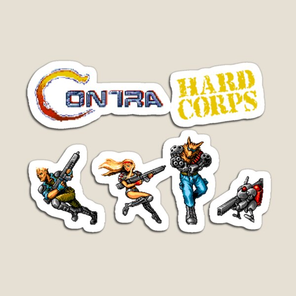 Item preview, Contra Hard Corps Retro Shooter HD designed and sold by Retr0Tshirts.