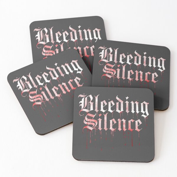 Item preview, Bleeding Silence – Dark Emotional Typography Design designed and sold by  Cativerse .