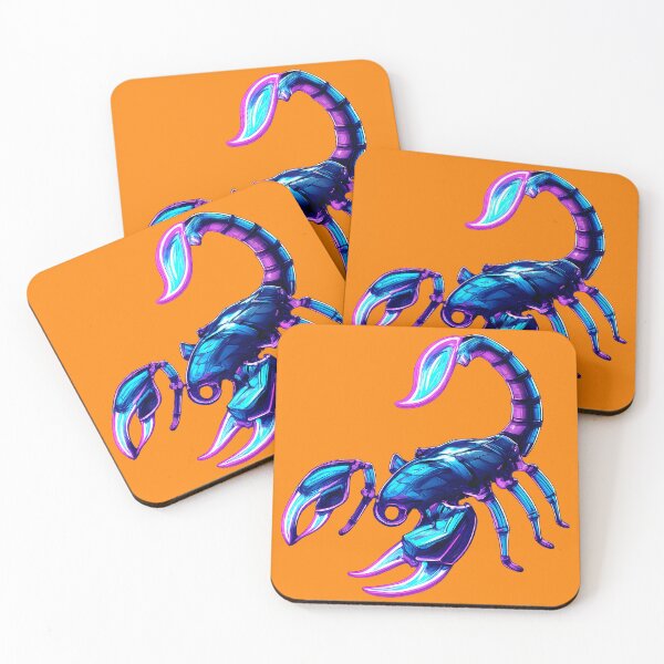 Item preview, Neon Robotic Scorpion designed and sold by kyokugen.