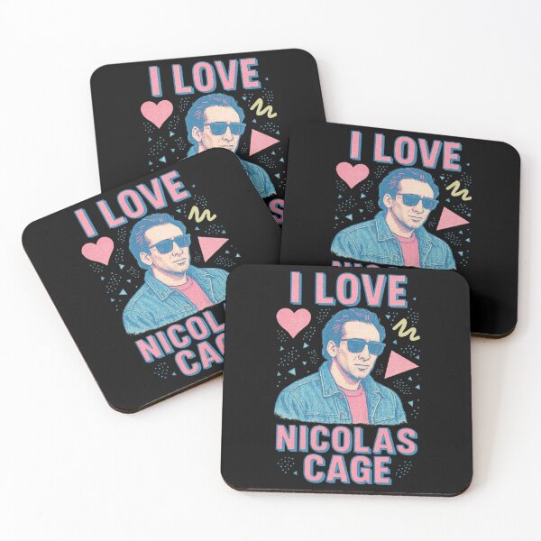 Item preview, I Love Nicolas Cage designed and sold by VidElement.