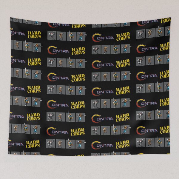 Item preview, Contra Hard Corps Retro Gaming Art Print designed and sold by Retr0Tshirts.