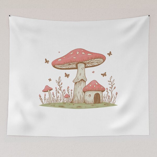 Item preview, mushroom house in a magical forest designed and sold by MonishArt.
