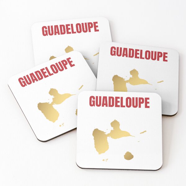 Item preview, Guadeloupe gold map Antilles T-shirt designed and sold by DavyCrocklettre.