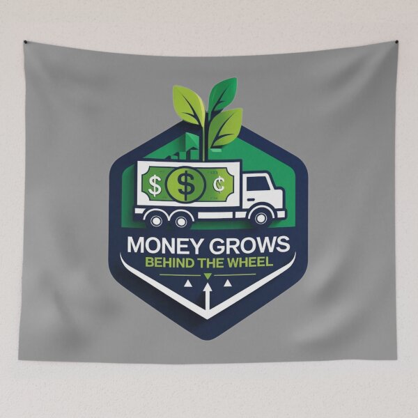 Item preview, Money grows behind the wheel designed and sold by TheSewRyn.