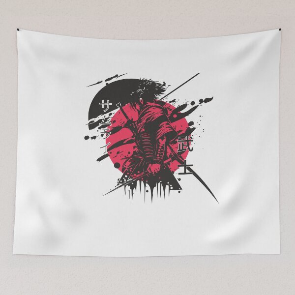 Item preview, Epic Samurai – Feudal Japan Warrior Artwork designed and sold by NS-CLOTHING.