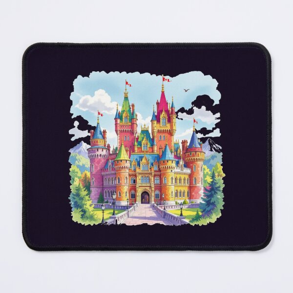 Item preview, Colorful 3D Sketch of Windsor Castle Canada – Cute and Beautiful Views, designed and sold by PaintMeWorld.
