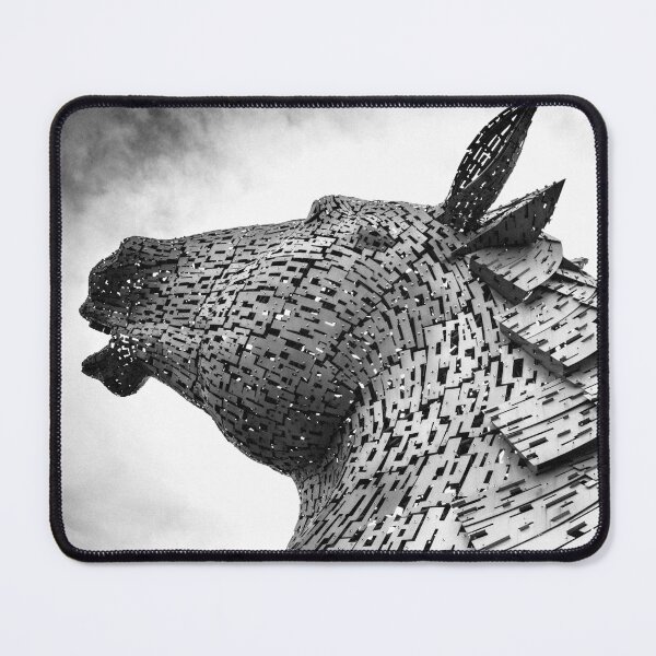 Item preview, Helix Project Monochrome Kelpie horse scuplture designed and sold by CEastwoodPhotos.