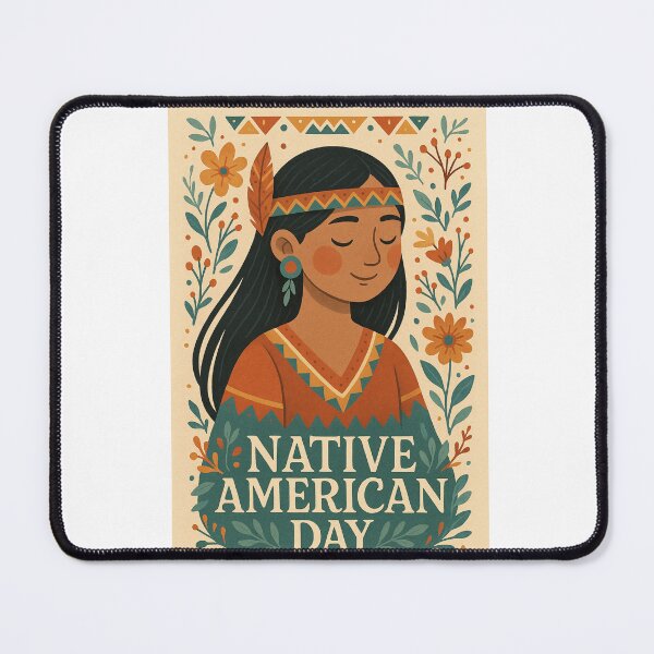 Item preview, Native American Day Celebration with Traditional Dress and Patterns designed and sold by Aryabek.