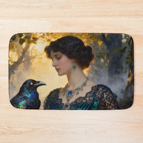 Item preview, Goddess Morrigan with Raven. designed and sold by SoniaSarkali.