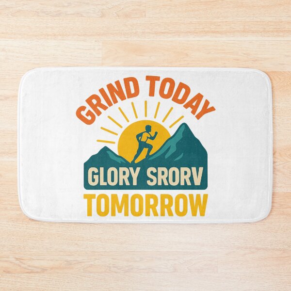 Item preview, Grind Today Glory Tomorrow T-Shirt – Motivational Runner Tee designed and sold by Design Express.