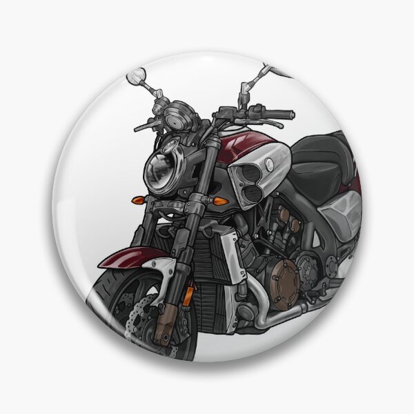 Item preview, Yamaha V-Max 1700 2015 (Dark Metallic Red) for Motorcycle Riders designed and sold by MotoApparelHub.