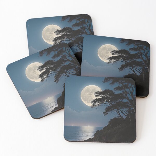 Item preview, full moon night designed and sold by DualEnergy.