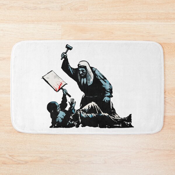 Item preview, banksy royal courts graffiti designed and sold by Escapestore8099.
