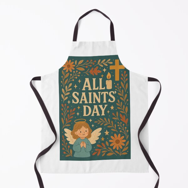 Item preview, All Saints’ Day Blessings with Angel, Candle and Cross designed and sold by Aryabek.