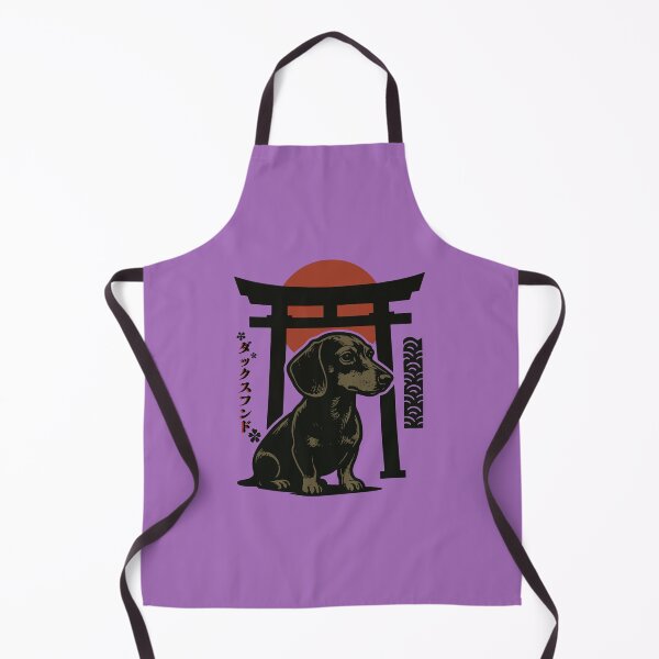 Item preview, Dachshund Torii Gate | Rising Sun Silhouette | Japanese Inspired Design designed and sold by pick-o-print.