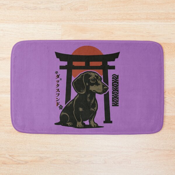 Item preview, Dachshund Torii Gate | Rising Sun Silhouette | Japanese Inspired Design designed and sold by pick-o-print.