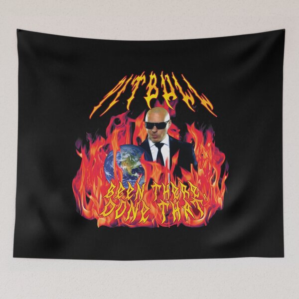 Item preview, Heavy Metal Pitbull With Flames designed and sold by SPAULDINGHOLT.