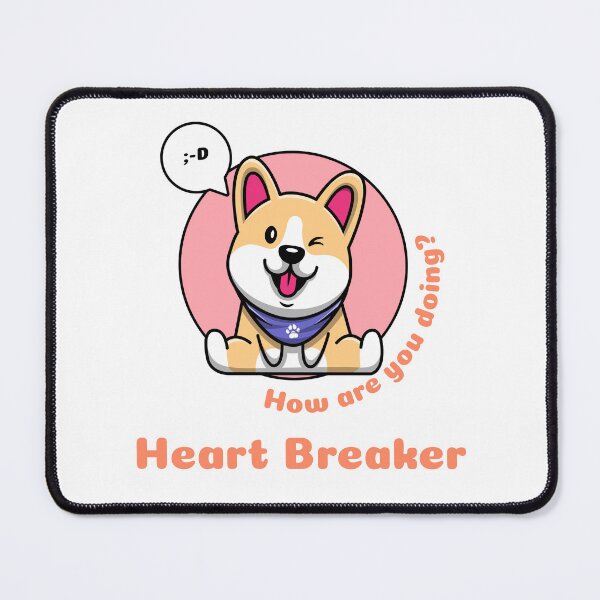 Item preview, How Are You Doing? Heart Breaker Puppy T-Shirt designed and sold by FreshFitsForYou.