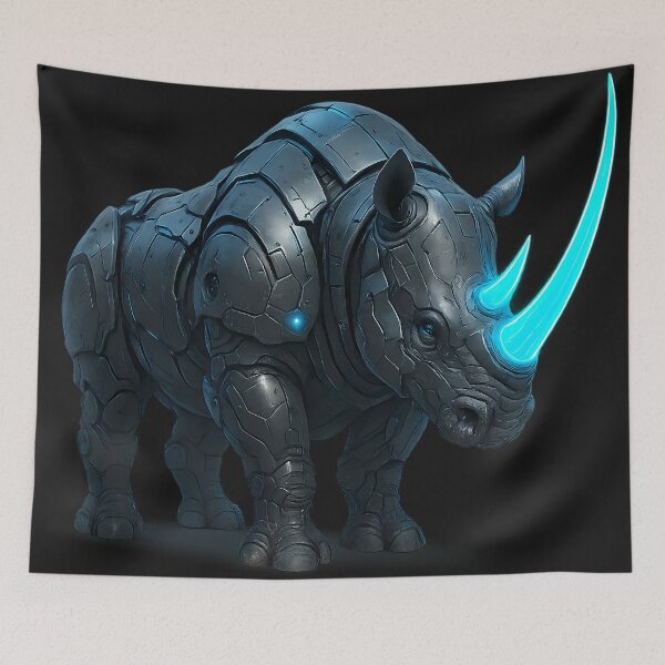 Item preview, Cyberneon Rhinoceros designed and sold by kyokugen.
