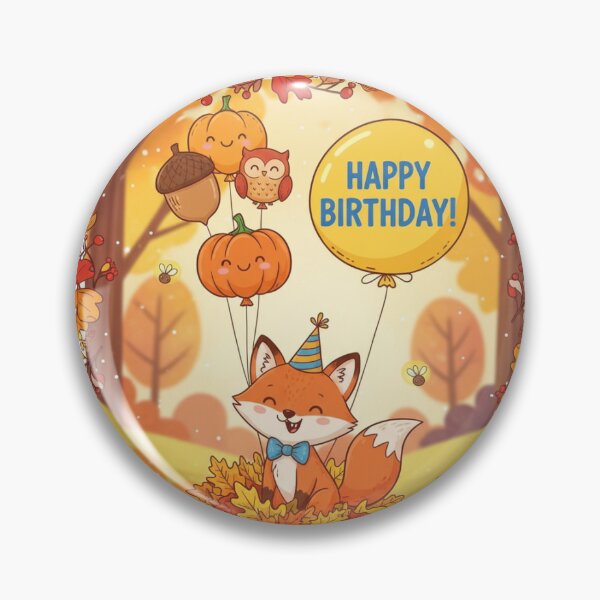 Item preview, Fall birthday card designed and sold by MachkaMaria.