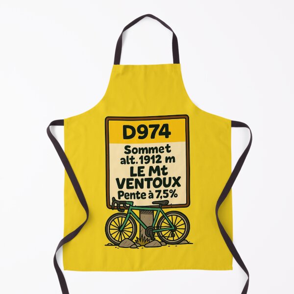 Item preview, Mont Ventoux summit sign with racing bike – iconic climb of the Tour de France designed and sold by malero-design.