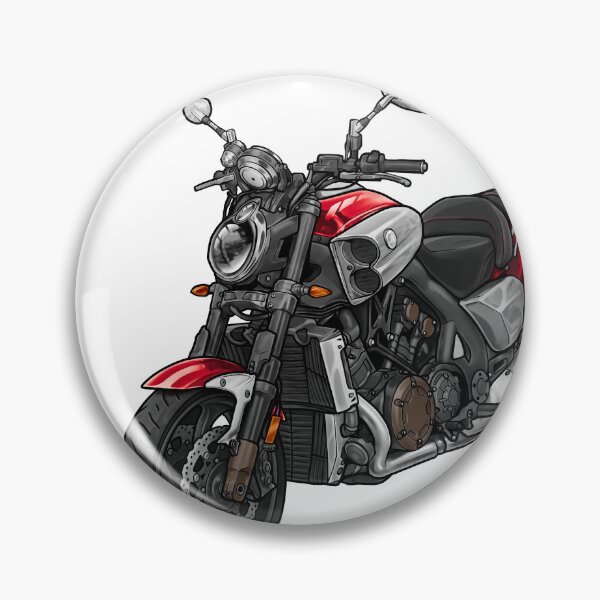 Item preview, Yamaha V-Max 1700 2017 (Vivid Cocktail Red) for Motorcycle Riders designed and sold by MotoApparelHub.