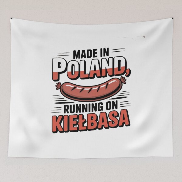 Item preview, Made in Poland, Running on Kiełbasa designed and sold by WSPrintCrafter.