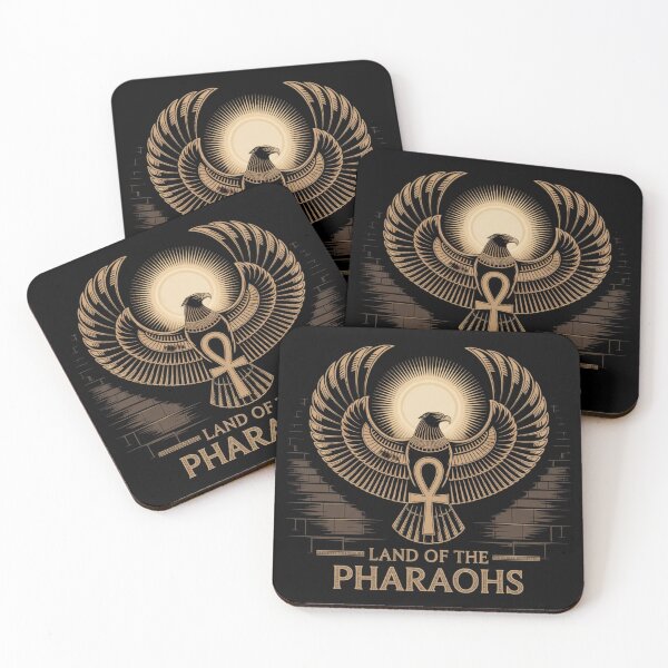 Item preview, Pharaonic Golden Egyptian Eagle — Ancient Egypt Symbolic Art designed and sold by Timeless Design.